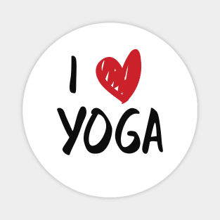 Yoga - I love yoga Magnet